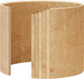 6 ply Yamaha Absolute drum shell cross section