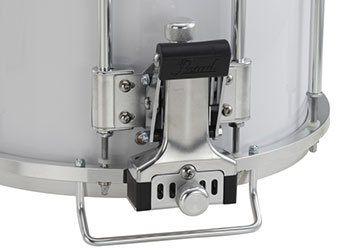 Snare throw-off close-up.