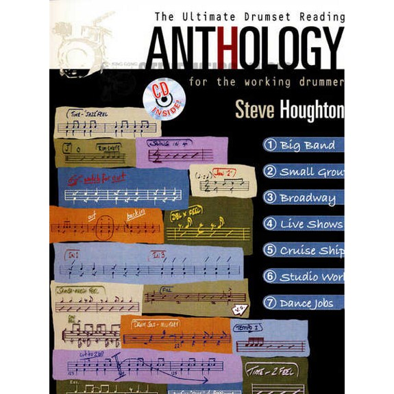 The Ultimate Drumset Reading Anthology by Steve Houghton Drum Set