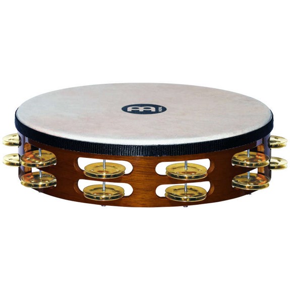 Meinl 10" Double Row TambourineBrass Jingles Tambourines