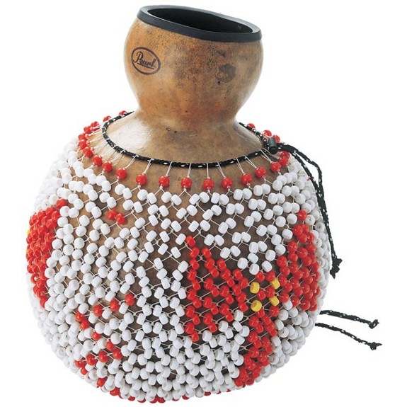Pearl Traditional Natural Gourd Shekere Large Caja Cabasas and