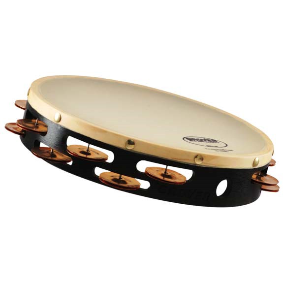 Grover 10" Synthetic Head Double Row Tambourine T2/BCX Tambourines