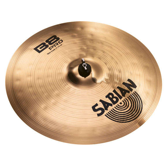 Sabian 17" B8 Pro Thin Crash Cymbal Crash Cymbals Steve Weiss Music