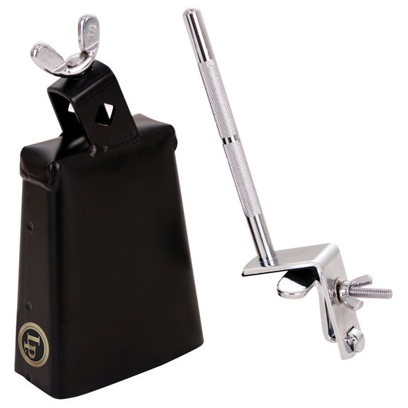 LP City Cowbell with Bass Drum Bracket Cowbells World Percussion