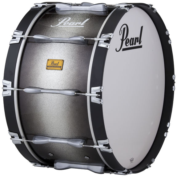 Pearl Championship Series Marching Bass Drum Black Silver Burst pearl-championship-series-marching-bass-drum-black-silver-burst