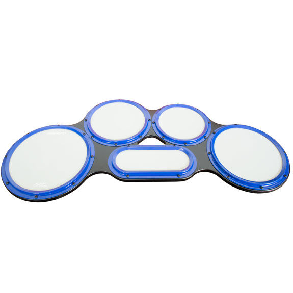Ahead SHoop Tenor Practice Pad (Gray Surface / Blue) Drum Practice