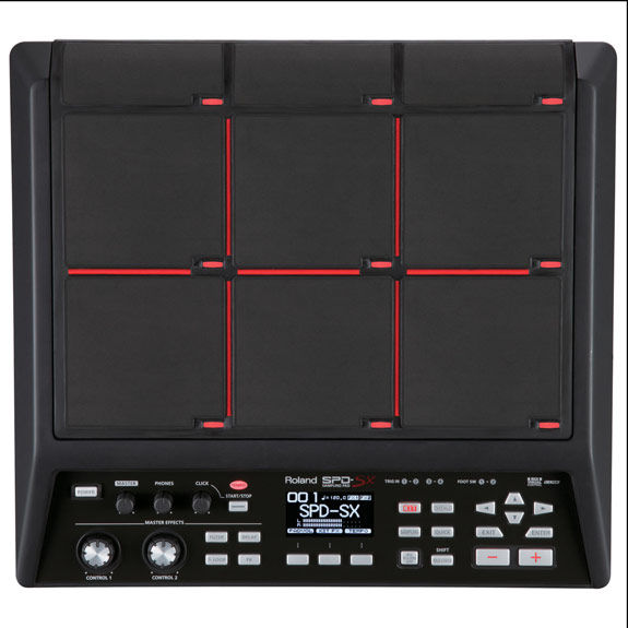 Roland SPDSX Sampling Drum Pad Xpak 2 Free Stand & Mount Plate Electronic Percussion Drum