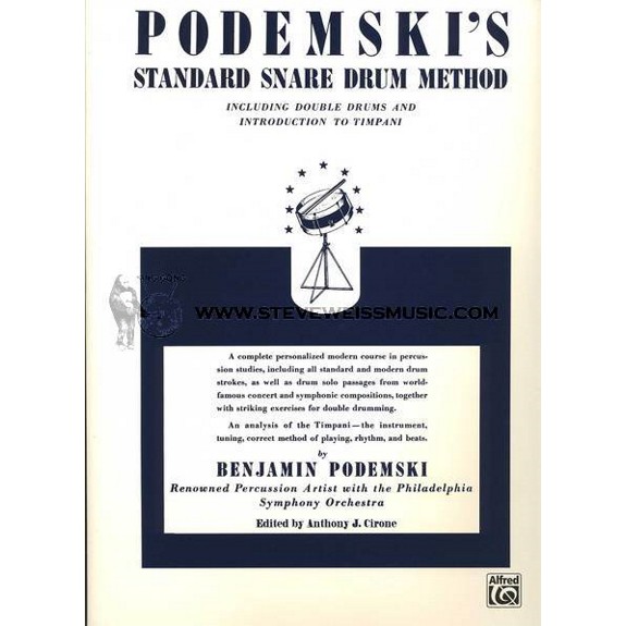 Standard Snare Drum Method by Benjamin Podemski Snare Drum Method