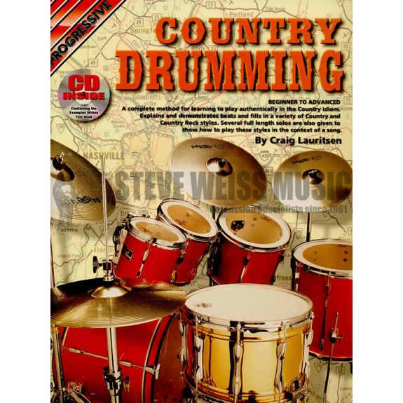 Lauritsen, CraigCountry Drumming (CD) Drum Set Method Books with
