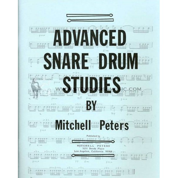 Advanced Snare Drum Studies by Mitchell Peters Snare Drum Method