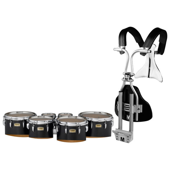 Yamaha FieldCorps Marching Tenor Set with BiPosto Hinge Carrier