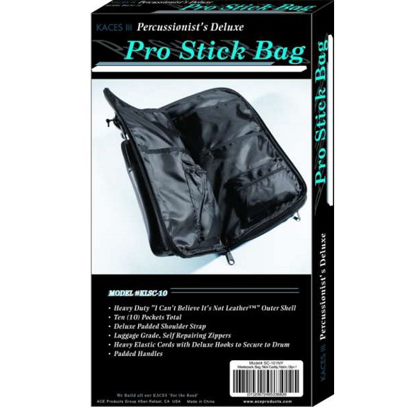 Kaces Stick Bag Pro "Not Leather" (KLSC10) Drum Stick Bags, Mallet